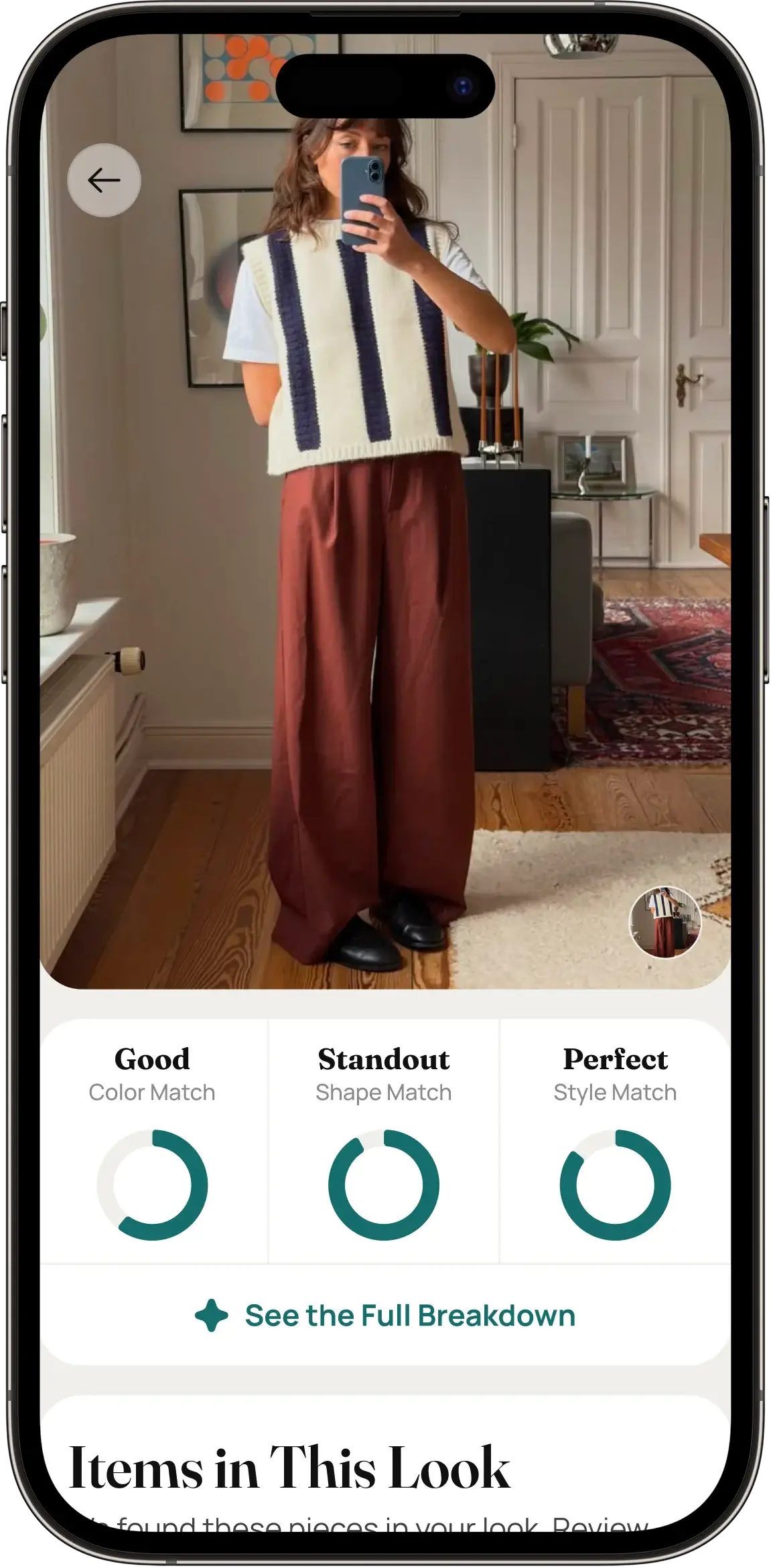 Maia outfit analysis and items in the look